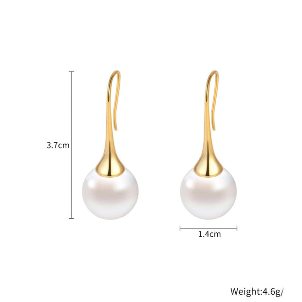 French Pearl Earrings: Feminine Fashion Jewelry & Watches