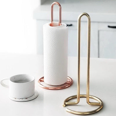 Stainless Steel Paper Towel Holder and Tissue Stand - Modiniva LLC