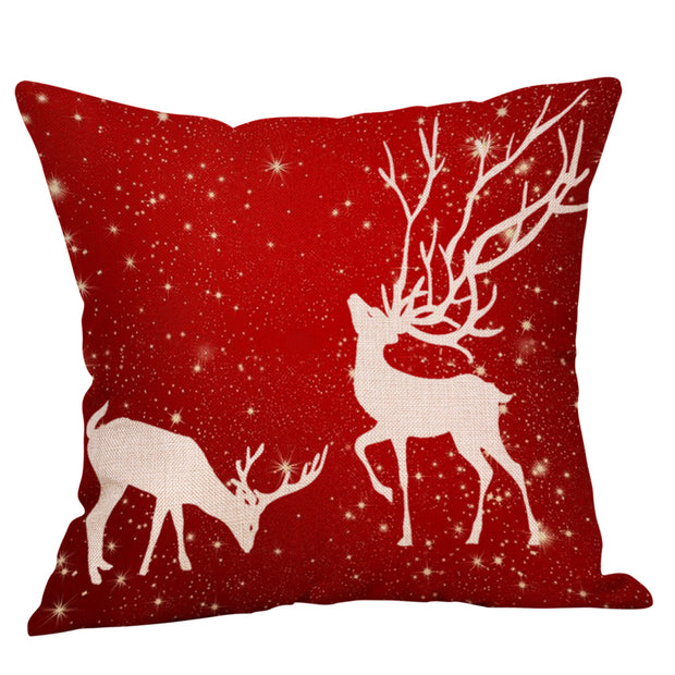 Christmas Linen Pillowcase - Modiniva LLC