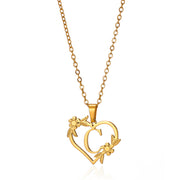 Stainless Steel Heart Pendant Necklace - Modiniva LLC