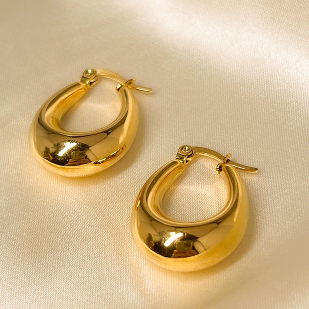 Golden Elegance: Multi-Design Hoop Earrings Jewelry & Watches