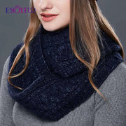 ENJOYFUR Cashmere Knit Scarf - Modiniva LLC