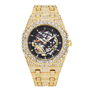 Full Diamond Hip Hop Party Automatic Hollowing Mechanical Watch Jewelry & Watches