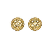 Gold stud earrings - Modiniva LLC