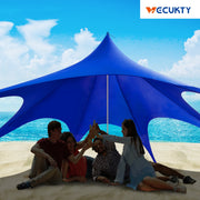 Beach Canopy Tent Sun Shade, 12X12 FT Beach Tent