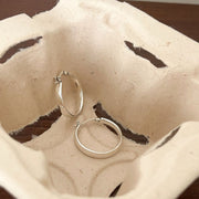 S925 Sterling Silver Hoop Earrings