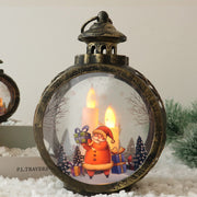 Santa LED Lantern Ornament - Modiniva LLC