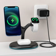 Multifunctional Three-in-one Magnetic Wireless Charger - Modiniva LLC