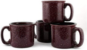 Thick Walled Plum Ceramic Campfire Mug Set - Modiniva LLC