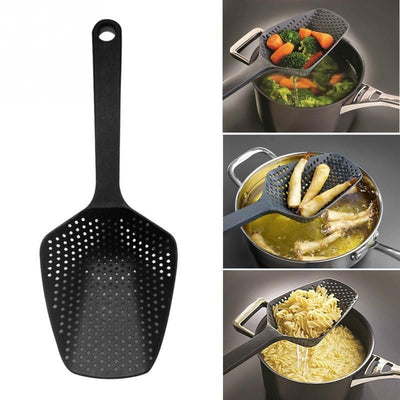 Nylon Strainer Large Scoop Colander Kitchen Appliances Spoon Shovel Soup Spoon Filter Cooking Tools Home Kitchen Accessories - Modiniva LLC