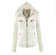 Fashion Detachable Hooded Jacket With Pockets