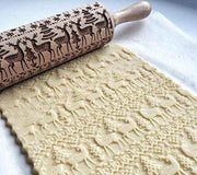 Rolling Pin Christmas Embossing - Modiniva LLC