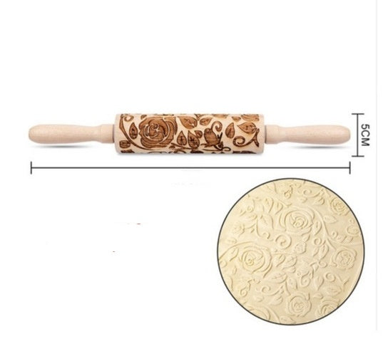 Rolling Pin Christmas Embossing - Modiniva LLC