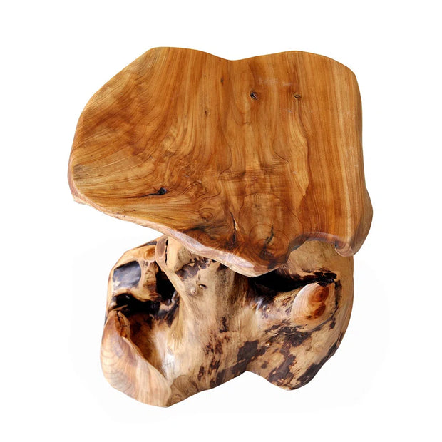 Rustic Elegance: The Gerrity End Table in Solid Wood - Modiniva LLC