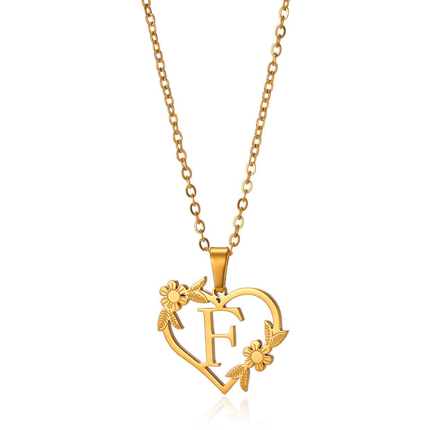 Stainless Steel Heart Pendant Necklace - Modiniva LLC