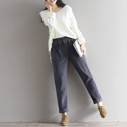 Large Size Women's Loose Corduroy Pants - Modiniva LLC