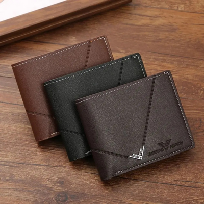 The Seoul Sophistication: Slim PU Leather Wallet - Modiniva LLC