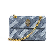 Style Women Handbag Wash Denim In Weave Print Purse Bags & Shoes