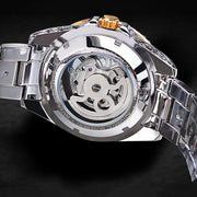 Forsining Skeleton Carved Tourbillon Mechanical Watches Luxury Men's Wristwatch - Modiniva LLC