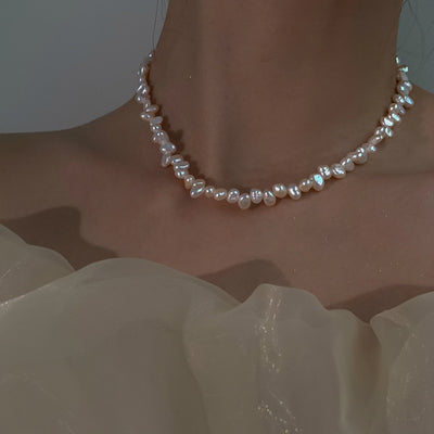 Natural Baroque Pearl Necklace for Women