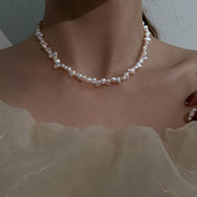 Natural Baroque Pearl Necklace for Women