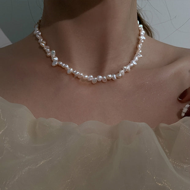 Natural Baroque Pearl Necklace for Women