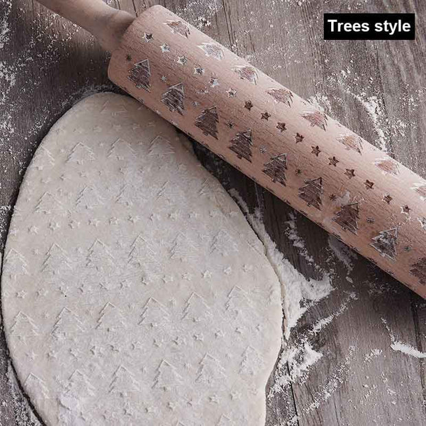 Rolling Pin Christmas Embossing Three 43cm Bags & Shoes