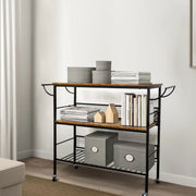 3-Tier Rolling Kitchen Cart kitchen storage