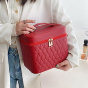 Portable Cosmetic Bag With Mirror