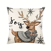 Christmas Elk Pillowcase - Modiniva LLC