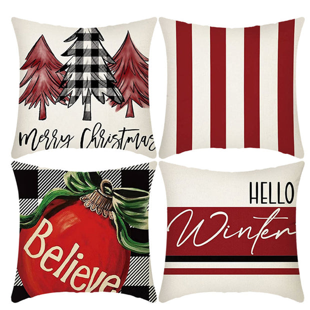 Christmas Elk Pillowcase - Modiniva LLC