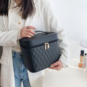 Portable Cosmetic Bag With Mirror