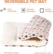 Ultra Soft Dog Crate Pad: Reversible Fleece, 23x18 Inch