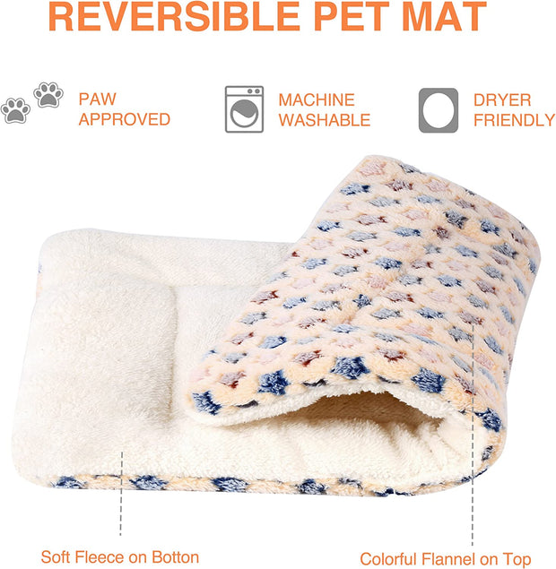 Ultra Soft Dog Crate Pad: Reversible Fleece, 23x18 Inch - Modiniva LLC