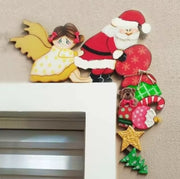 Santa & Elk Door Decoration - Modiniva LLC