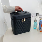 Portable Cosmetic Bag With Mirror