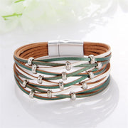 Leather Charm Bracelet