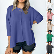 WaveStripe Batwing Blouse - Modiniva LLC