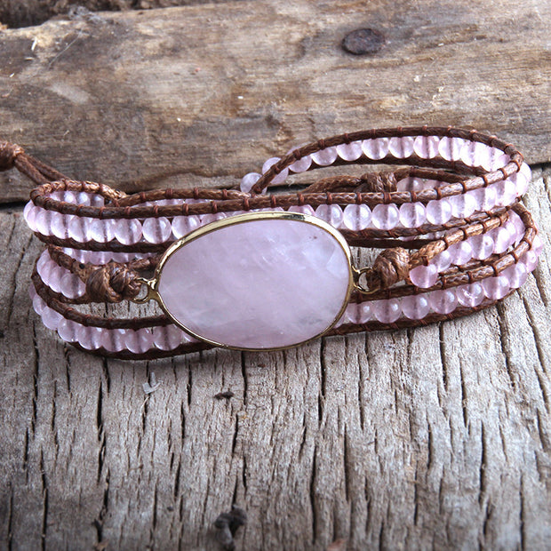 Nesty Oval Natural Stone Bracelet