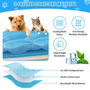 Summer Pet Refreshing Cooling Mat Bags & Shoes