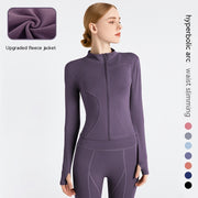 Outer Wear Long Sleeve Quick-drying Skinny Yoga Clothes Slim Fit Slimming Fitness Running Yoga Sports Jacket