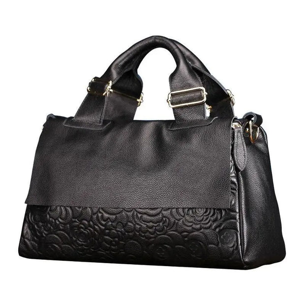 Urban Luxe Cowhide Handbag - Modiniva LLC