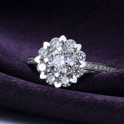 Diamond Zircon Ring