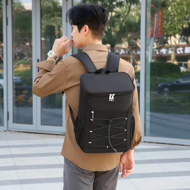 Temperature Control: Reflective Stripe Insulated Backpack Bags & Shoes