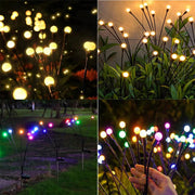 Solar Lawn Lamps Firefly Lights Night Light Outdoor Waterproof Landscape Lights Courtyard Garden Decoration Atmosphere Lights Home, Pets, Appliance