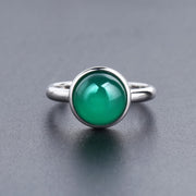 Green Agate Ring For Women