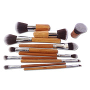 Bamboo Handle Makeup Brush Set Bags & Shoes