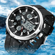 Digital Durability: Dual Display Sports Watch Jewelry & Watches