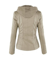 Fashion Detachable Hooded Jacket With Pockets