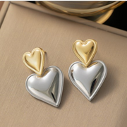 Heartfelt Retro Earrings Studs Elegance with a Modern Twist - Modiniva LLC